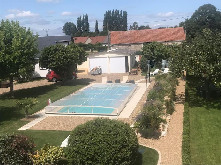 Gite Chalet-Piscine "Belle-Etoile" Touraine Anjou Courcelles-de-Touraine Zewnętrze zdjęcie